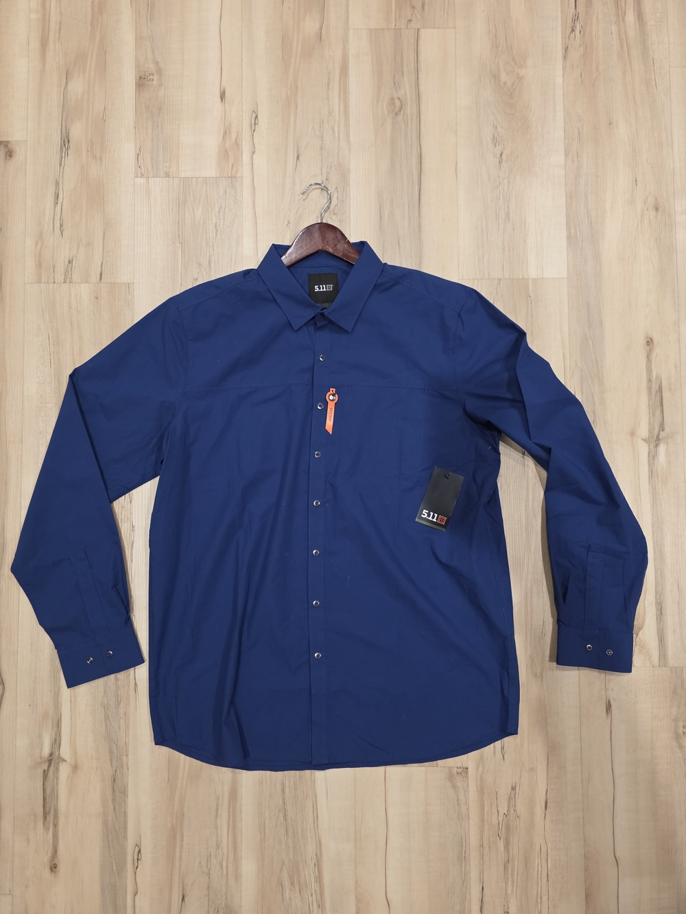 5.11 Tactical Tactical Men's Navy Button-Down Dress Shirt